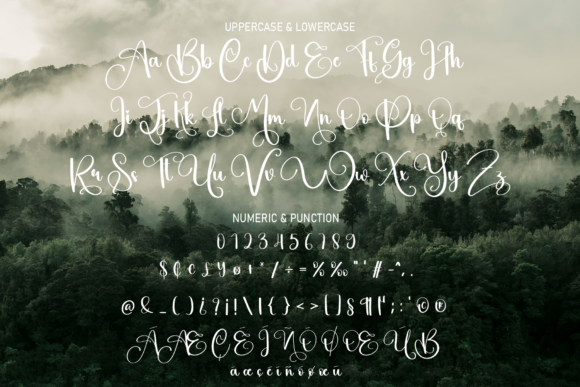 Nature Font Poster 7