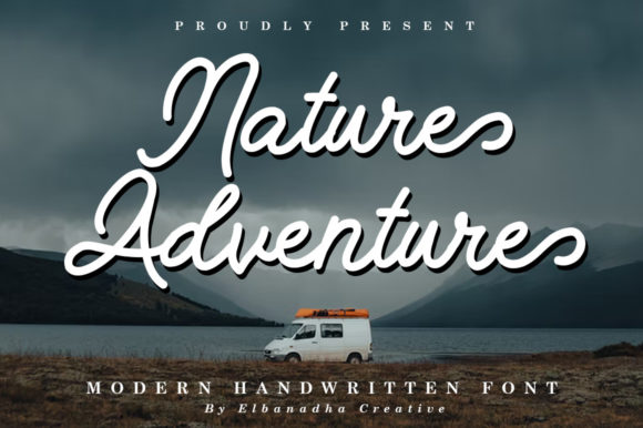 Nature Adventure Font Poster 1