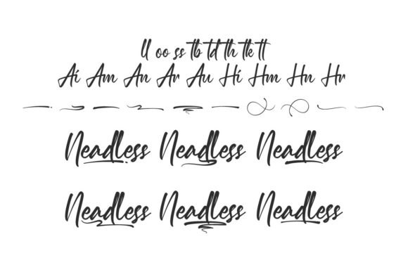 Neadless Font Poster 7