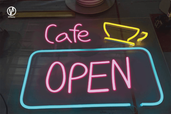 Neon Font Poster 3