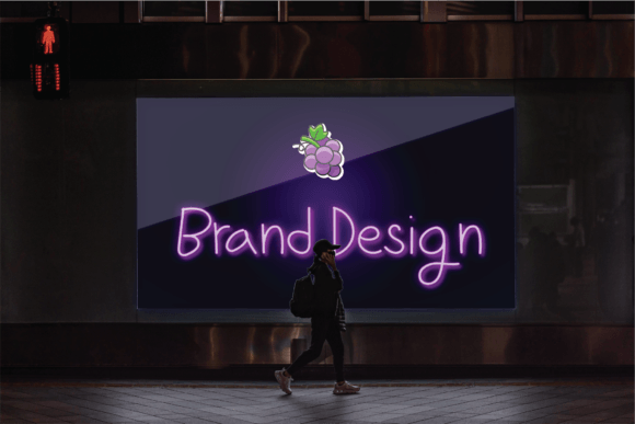 Neon Font Poster 4
