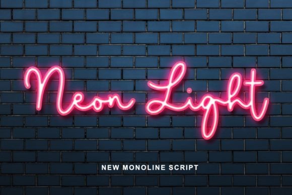 Neon Light Font