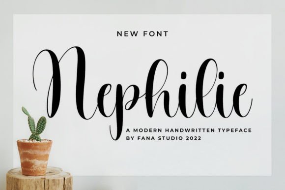 Nephilie Font Poster 1