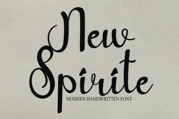 New Spirite Font Poster 1