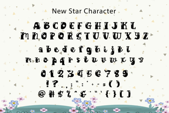 New Star Font Poster 5