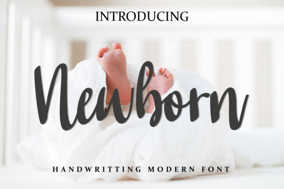 Newborn Font Poster 1