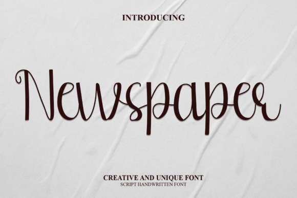 Newspaper Font