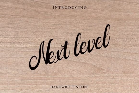 Next Level Font Poster 1