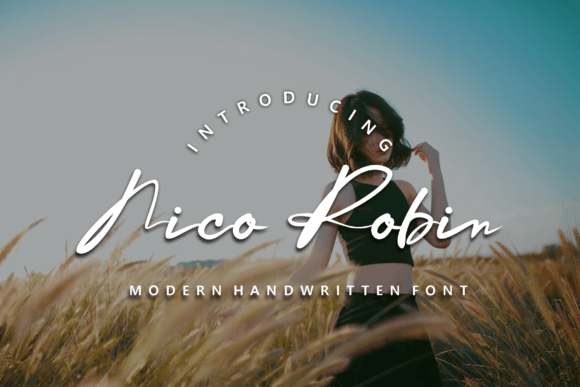 Nico Robin Font Poster 1