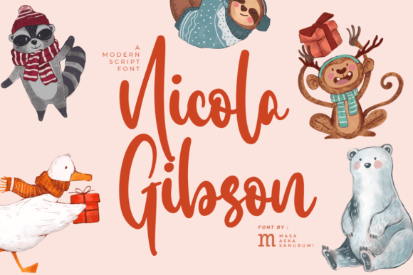 Nicola Gibson Font Poster 1