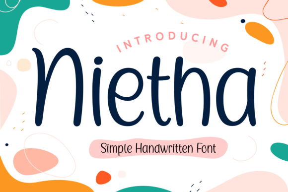 Nietha Font Poster 1