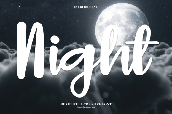 Night Font Poster 1
