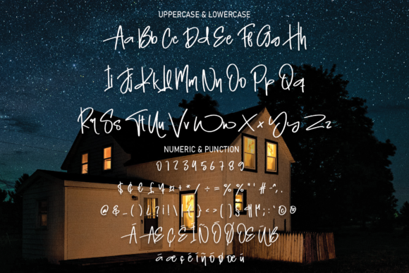 Night House Font Poster 7