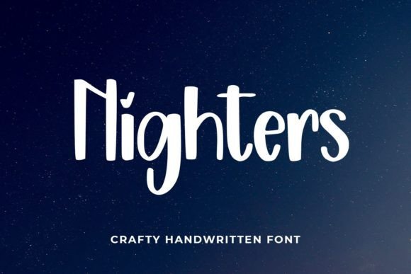 Nighters Font Poster 1