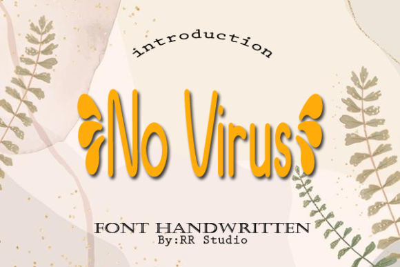 No Virus Font Poster 1