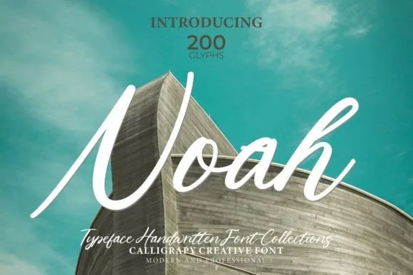 Noah Font Noah Font Poster 1