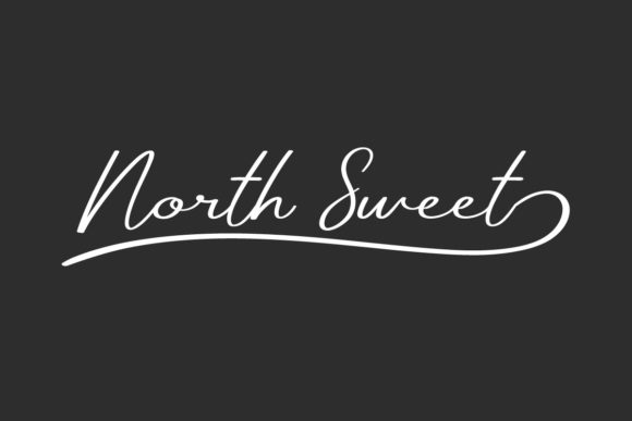 North Sweet Font Poster 1