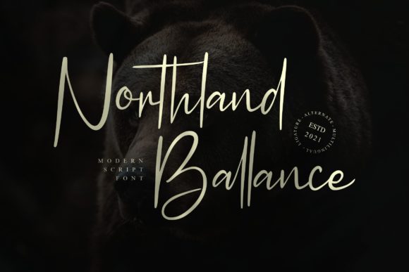 Northland Ballance Font Poster 1