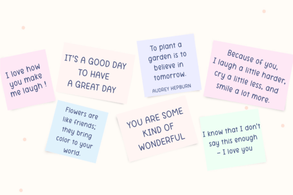 Notebook Font Poster 3