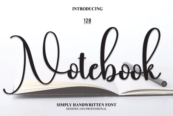 Notebook Font Poster 1