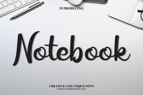 Notebook Font Poster 1