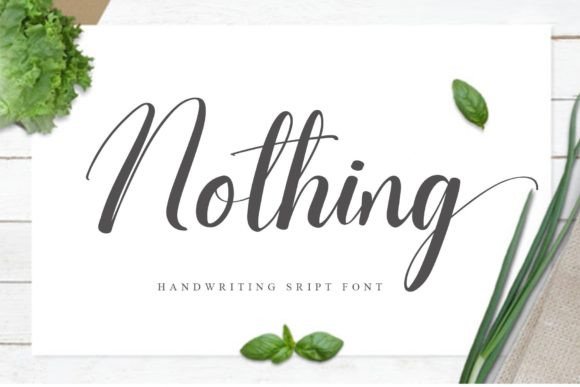Nothing Font Poster 1