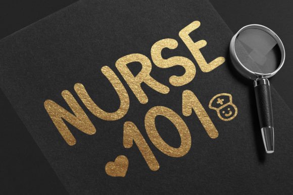 Nurse Font Poster 3
