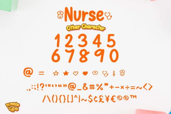 Nurse Font Poster 8