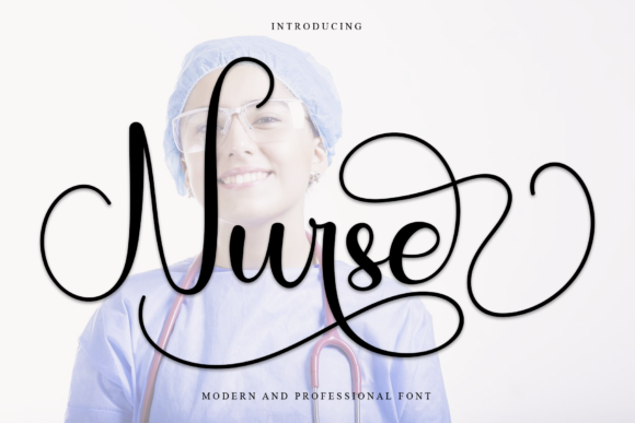 Nurse Font Nurse Font Poster 1