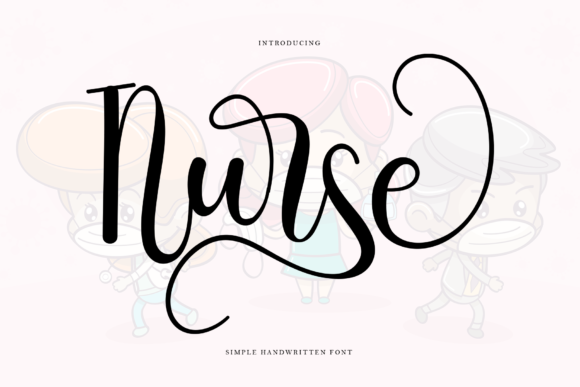 Nurse Font Poster 1