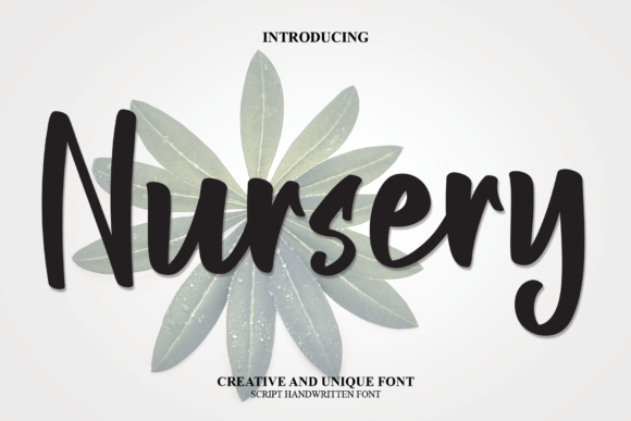 Nursery Font Poster 1