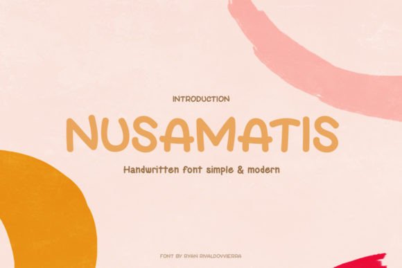 Nusamatis Font Poster 1