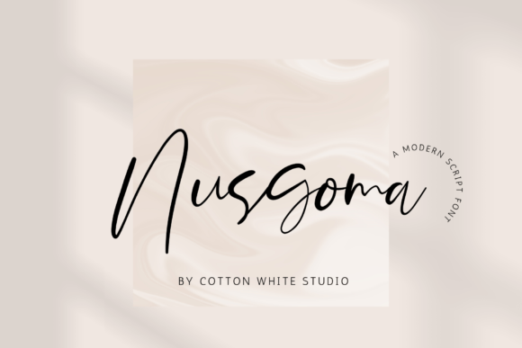 Nusgoma Font Poster 1