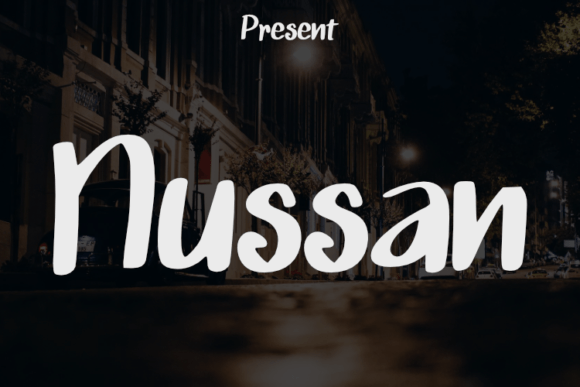 Nussan Font Poster 1