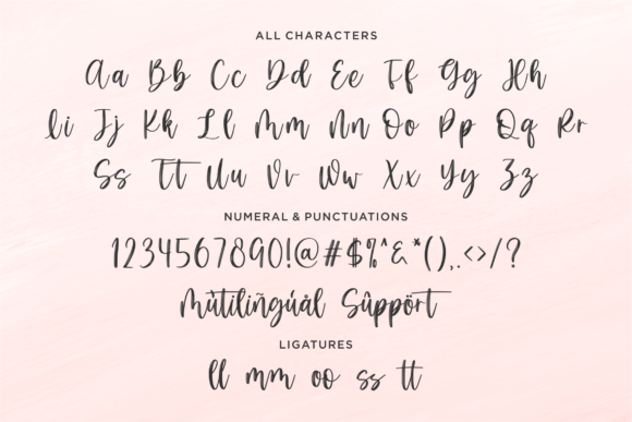 Oakblush Font Poster 9