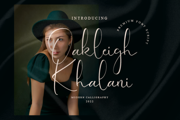 Oakleigh Khalani Font Poster 1