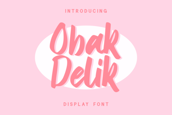 Obak Delik Font