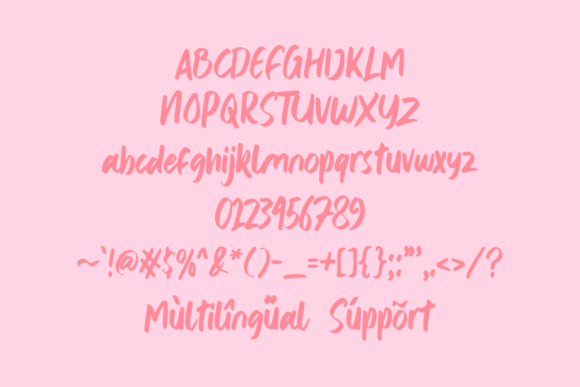 Obak Delik Font Poster 5