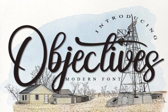 Objectives Font Poster 1