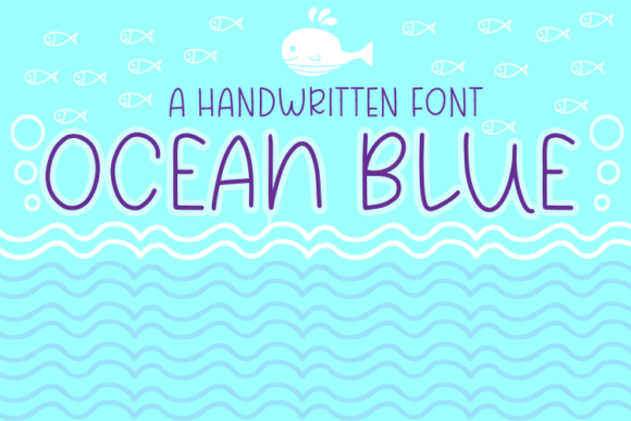Ocean Blue Font