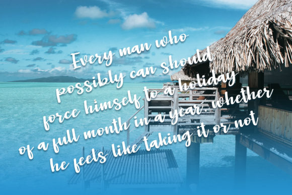 Oceanblue Font Poster 4
