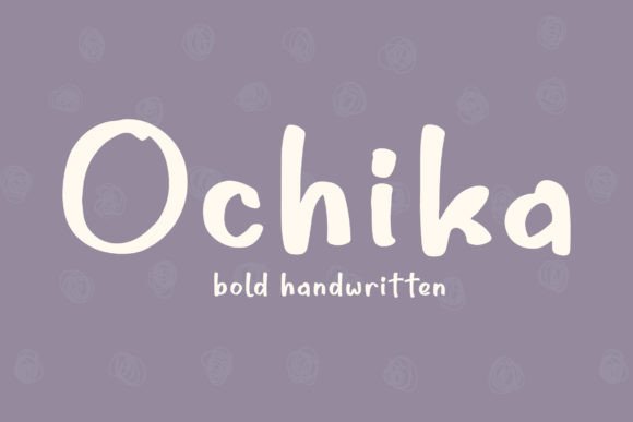 Ochika Font Poster 1