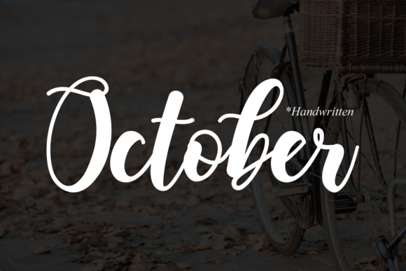 October Font Poster 1