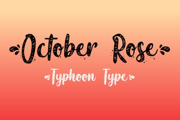 October Rose Font