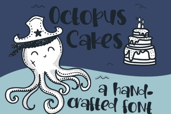 Octopus Cakes Font Poster 1