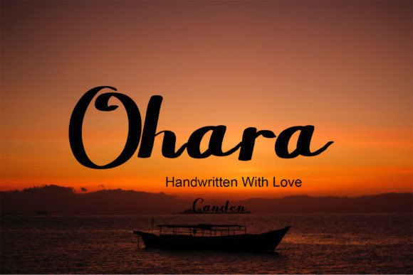 Ohara Font Poster 1