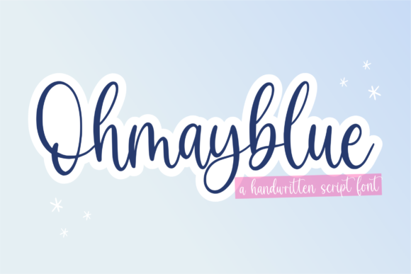 Ohmayblue Font