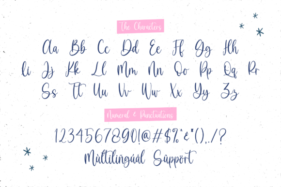 Ohmayblue Font Poster 8