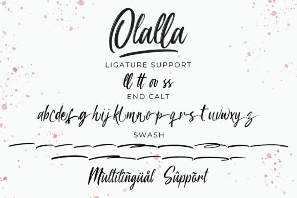 Olalla Font Poster 7