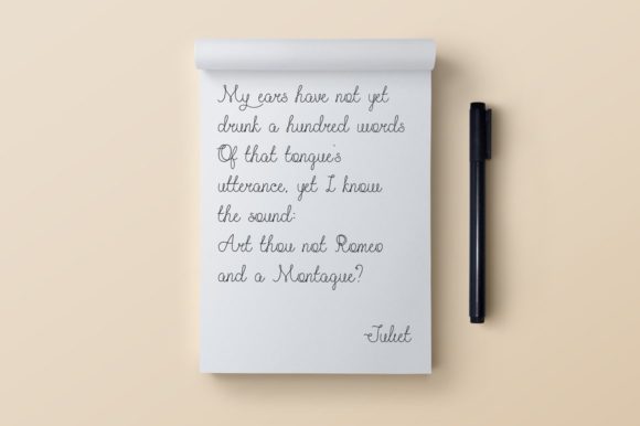 Olesia Handwritten Font Font Poster 4